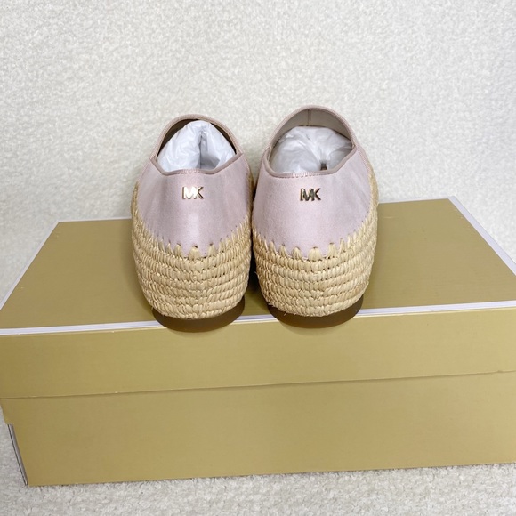 {Michael Kors} Bahia Suede and Jute slip on in pink - Picture 7 of 8